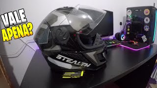 NOVO CAPACETE STEALTH PRO TORK VALE APENA BORA TESTAR [upl. by Drobman]