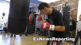 john molina jr shows his power EsNews Boxing [upl. by Teresa605]