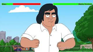 Stan Smith vs Stelio Kontos with healthbars [upl. by Aicertal]