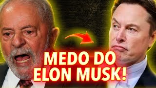 LULA SEMPRE COVARDE MOSTROU MEDO DA REAÇÃO DO ELON MUSK E DO TRUMP DEPOIS DO VEXAME DA JANJA [upl. by Atinomar]