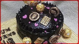 Ferrero Rocher Cake  Homemade [upl. by Kamaria]