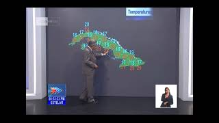 El tiempo en Cuba se mantendran las temperaturas frescas [upl. by Monteith]