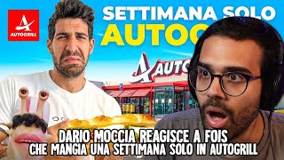 DARIO MOCCIA REAGISCE a FOIS che MANGIA UNA SETTIMANA SOLO in AUTOGRILL [upl. by Krug811]