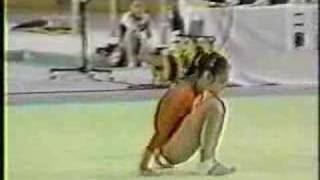 Li Li  1991 World Sports Fair EF  Floor Exercise [upl. by Kyne]