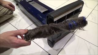 How to Clean out the Hair in a Vacuum Cleaner Brush Roller  Sebo Automatic X4 Excel [upl. by Adallard]