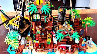 LEGO Pirates of Barracuda Bay Island amp Ship I REALLY LIKE IT [upl. by Ainek]