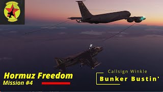 Hormuz Freedom Campaign by SorelRo Mission 4 Ammo Bunker Strike DCS World [upl. by Scotney]