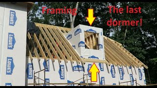 Ep325 Framing the last dormer on my dream home My Woodland Mills sawmill paid for itself for sure [upl. by Ecinnahs]