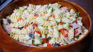 Cold Pasta Salad [upl. by Poland]