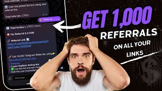 Get 1000 Referrals without Referring Anyone  Unlimited Referral Trick [upl. by Scharf]