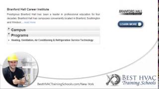 Top HVAC Training Schools in New York  NY HVAC Certification Programs [upl. by Westlund]