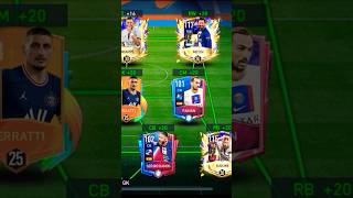 Expensive PSG Squad Builder in FIFA MOBILE fifamobile fifa23 [upl. by Osric]