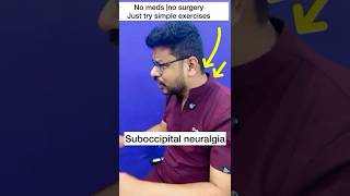 Neck Pain Suboccipital neuralgia💆‍♀️💆‍♀️💆‍♀️ solution [upl. by Anjanette432]