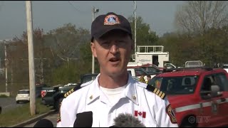 Latest update on Halifaxarea wildfire  NOVA SCOTIA WILDFIRES [upl. by Brom]