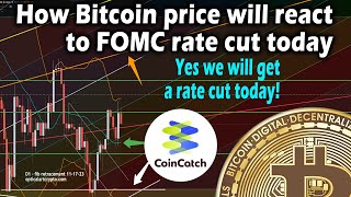 My opinion how bitcoin price will react to FOMC rate cut today [upl. by Leena]