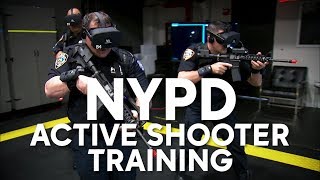 NYPD using VR to train for active shootings and reallife scenarios [upl. by Brinson]