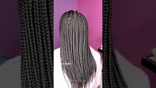 Classic Box Braids on Natural Hair [upl. by Pharaoh789]