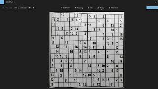 Sudoku  16x16 Zahlen  wie gehe ich vor bei Sudoku [upl. by Uyekawa]