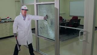 3M Safety and Security Windows Film Demonstration [upl. by Cohberg]