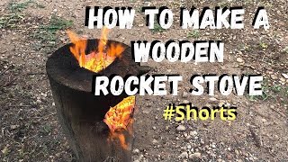 Making a Wooden Rocket Stove Shorts RYOBINATION Ryobi One ASMR [upl. by Lareneg]