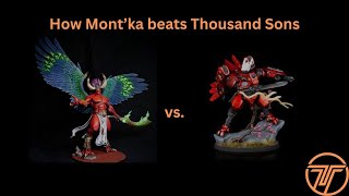 Thousand Sons vs Tau Montka Matchup Overview [upl. by Neeneg]