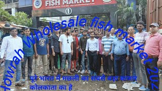 हावड़ा का होलसेल मछली बाजार Hawrah ka wholesale fish market [upl. by Llejk458]