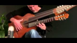 Brin Addison  Beethovens Moonlight Sonata 15 string Harp Guitar [upl. by Abibah]