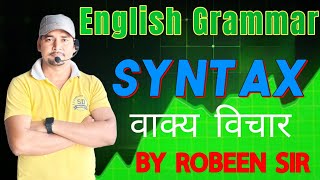 Definition of Syntax english englishgrammar education by Robeen sir [upl. by Ahsiloc767]