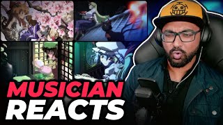 Musician Reacts to TOUHOU ANIME Memories of Phantasm Openings 14  Fantasy Kaleidoscope  海外の反応 [upl. by Htiel]