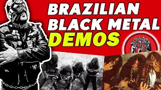 Brazilian Black Metal Demos on Vinyl  Visit to Eastern Front Record Store [upl. by Miriam247]