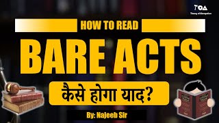 How to read bare acts  How to memorise sections [upl. by Sedda552]