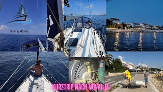 58 Segeln in Kroatien Kurztrip nach Novalja [upl. by Ynnavoig]