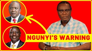 URGENT ALERT Mutahi Ngunyis Chilling Warning to Kikuyus  Ruto and Raila Alliance [upl. by Terrab960]