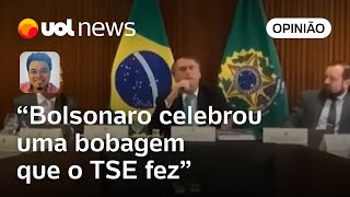 Bolsonaro estava certo foi sim um erro TSE convidar Forças Armadas diz Sakamoto [upl. by Nired]