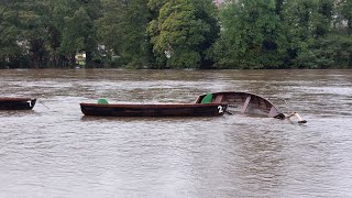 Belper River Gardens Derbyshire after heavy rainfall [upl. by Guthrie]