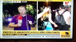 Protest rezist Ziua 160 Sediul DNA Malin Bot pentru Realitatea TV [upl. by Lleval301]