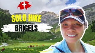 Switzerland VLOG Brigels Breil So many COWS trekherwilson solohiking swissalps [upl. by Charpentier]