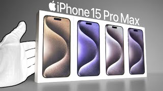 iPhone 15 Pro Max Unboxing  A Monster Smartphone  Gaming Test [upl. by Rahel]