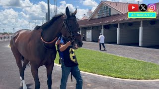 Maxfields Half Sister Loved Seeks 1st Stakes Win 2024 Mari Hulman George Memorial [upl. by Hermina]