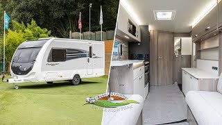 Swift Challenger 480 Exclusive 2024 NEW Caravan Model  360 Exterior Demonstration Video [upl. by Clarie]