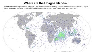 2000 Brits were asked where they think the Chagos Islands are located chagos island [upl. by Politi]