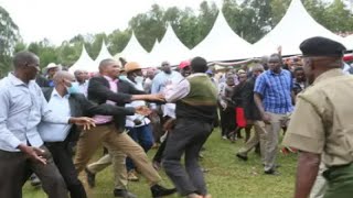 SEE HOW WETANGULA AND NAKHUMICHA WERE CHASED IN TRANS NZOIA AFTER TRIED TO ATTACK GOV NATEMBEA [upl. by Thaddaus11]