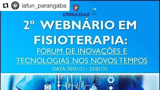 2° Webinario de Fisioterapia Uninassau [upl. by Anelra770]