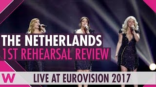 Netherlands First Rehearsal OG3NE quotLights and Shadowsquot  Eurovision 2017 Reaction [upl. by Higgins342]