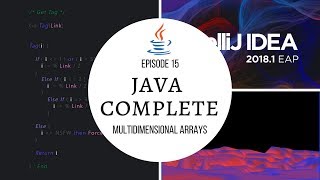 Java Complete Tutorial Ep 15  Multidimensional Arrays [upl. by Atekahs]