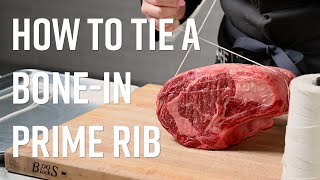 How To Tie a Prime Rib [upl. by Kort]