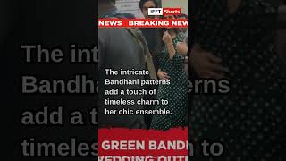 Suhana Khans Green Bandhani Kurta A Perfect Pre Wedding Outfit Choice 1 suhanakhan srk bollywood [upl. by Dahaf]