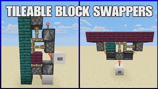 Tileable block swappers tutorial BEDROCK EDITION [upl. by Roselin407]