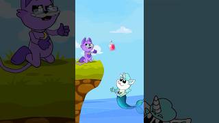 Which Mermaid Will Choose Catnap  Poppy Playtime Chapter 3 Animation shorts [upl. by Oznerol]