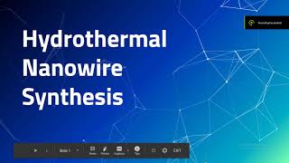 Hydrothermal Nanowire Synthesis Explained [upl. by Ennaitak]